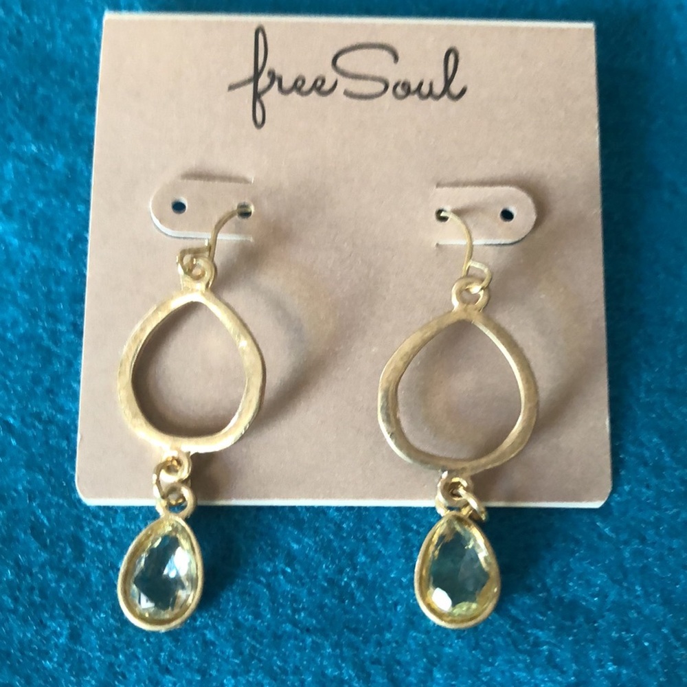 Free Soul Crystal Drop Earrings